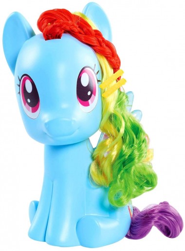 my little pony rainbow dash styling head
