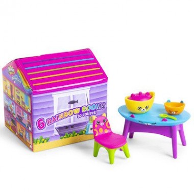 NEW Happy Places Rainbow Beach Furniture Set Hanging out Shopkins with Kokonut!